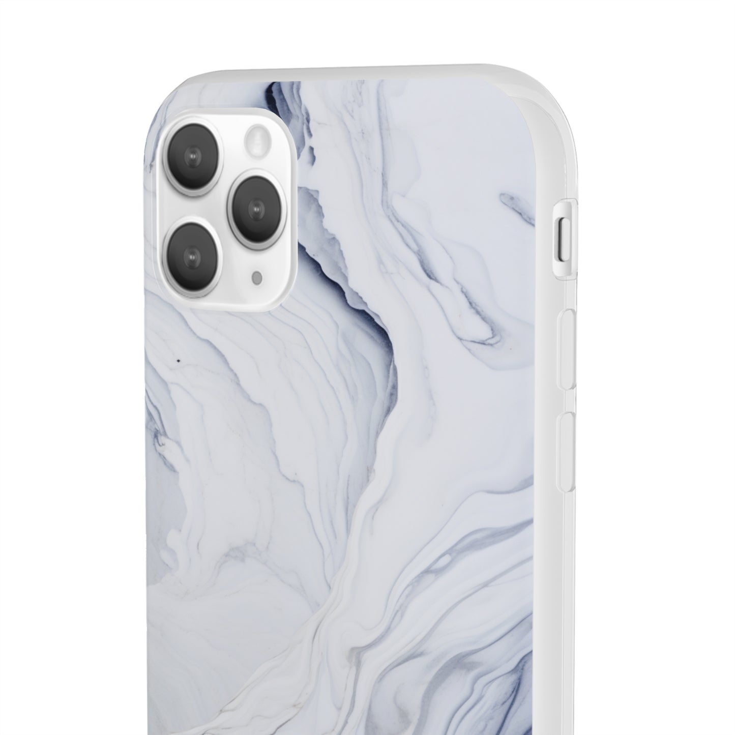 White Marble Flex Case