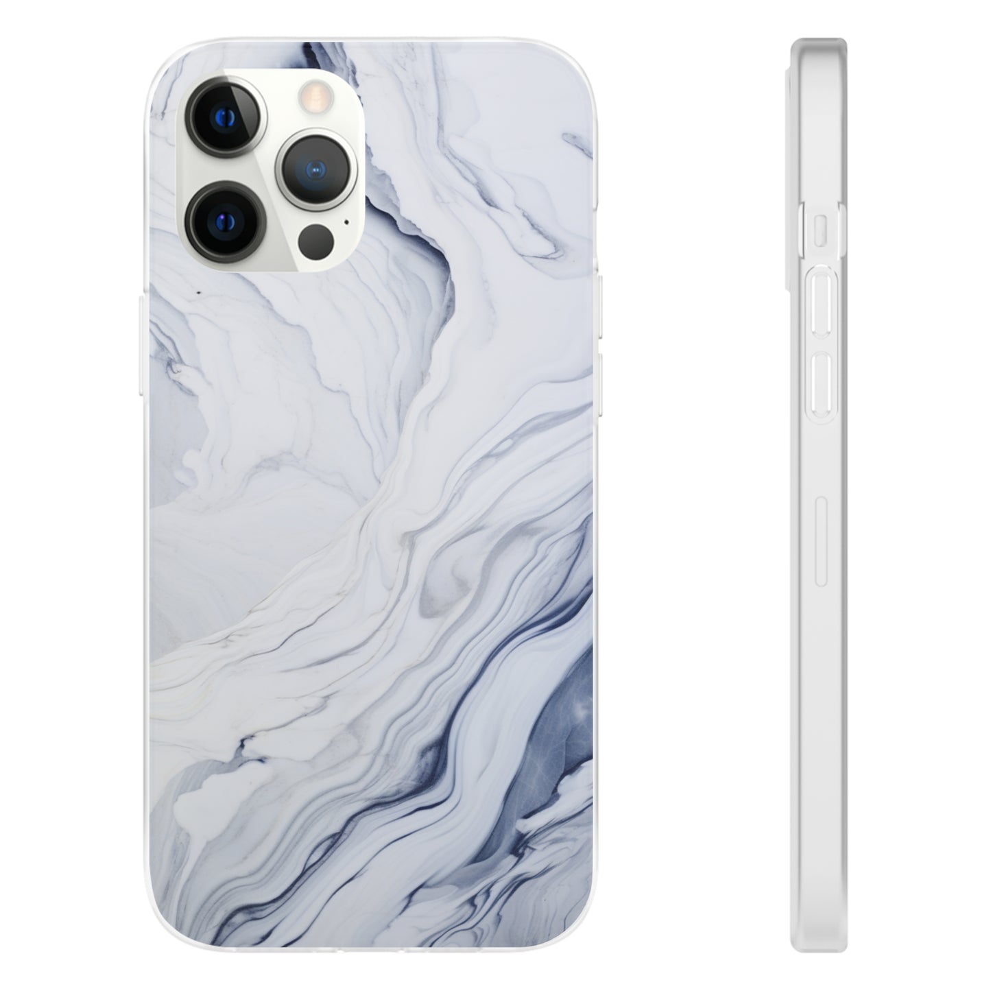 White Marble Flex Case