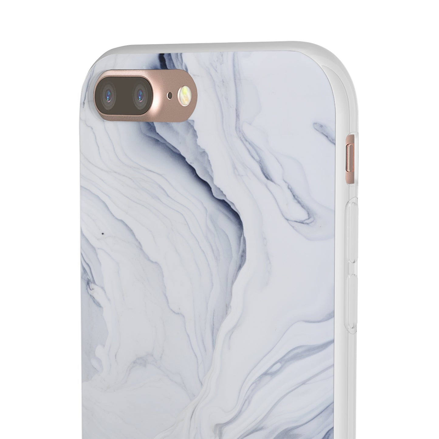 White Marble Flex Case