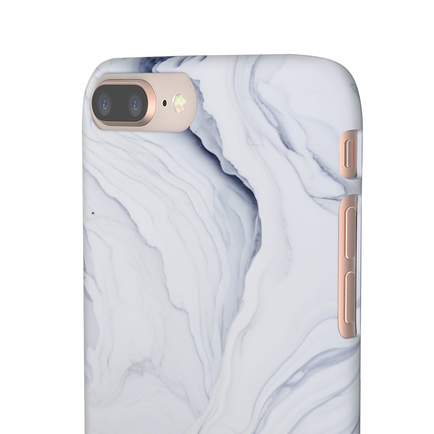 White Marble Snap Case