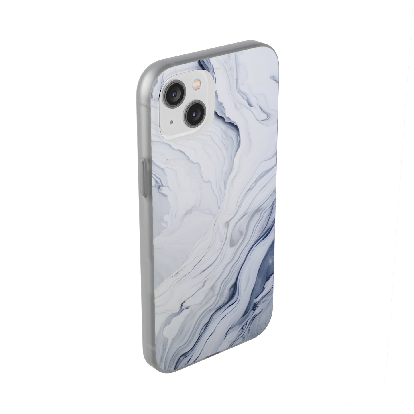 White Marble Flex Case