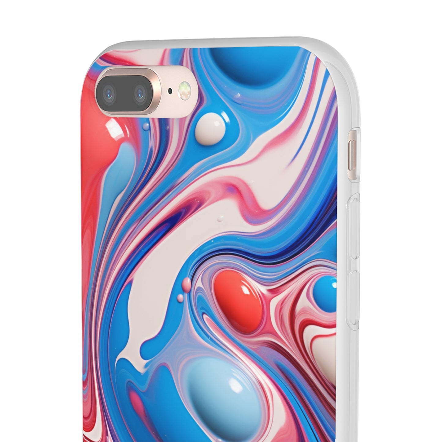 Colorful Marble Flex Case