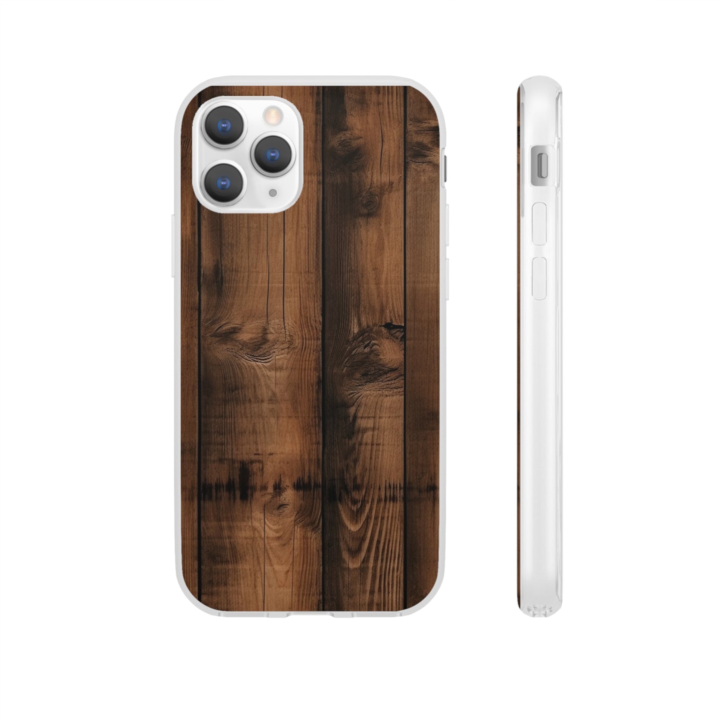 Rustic Wood Flex Case