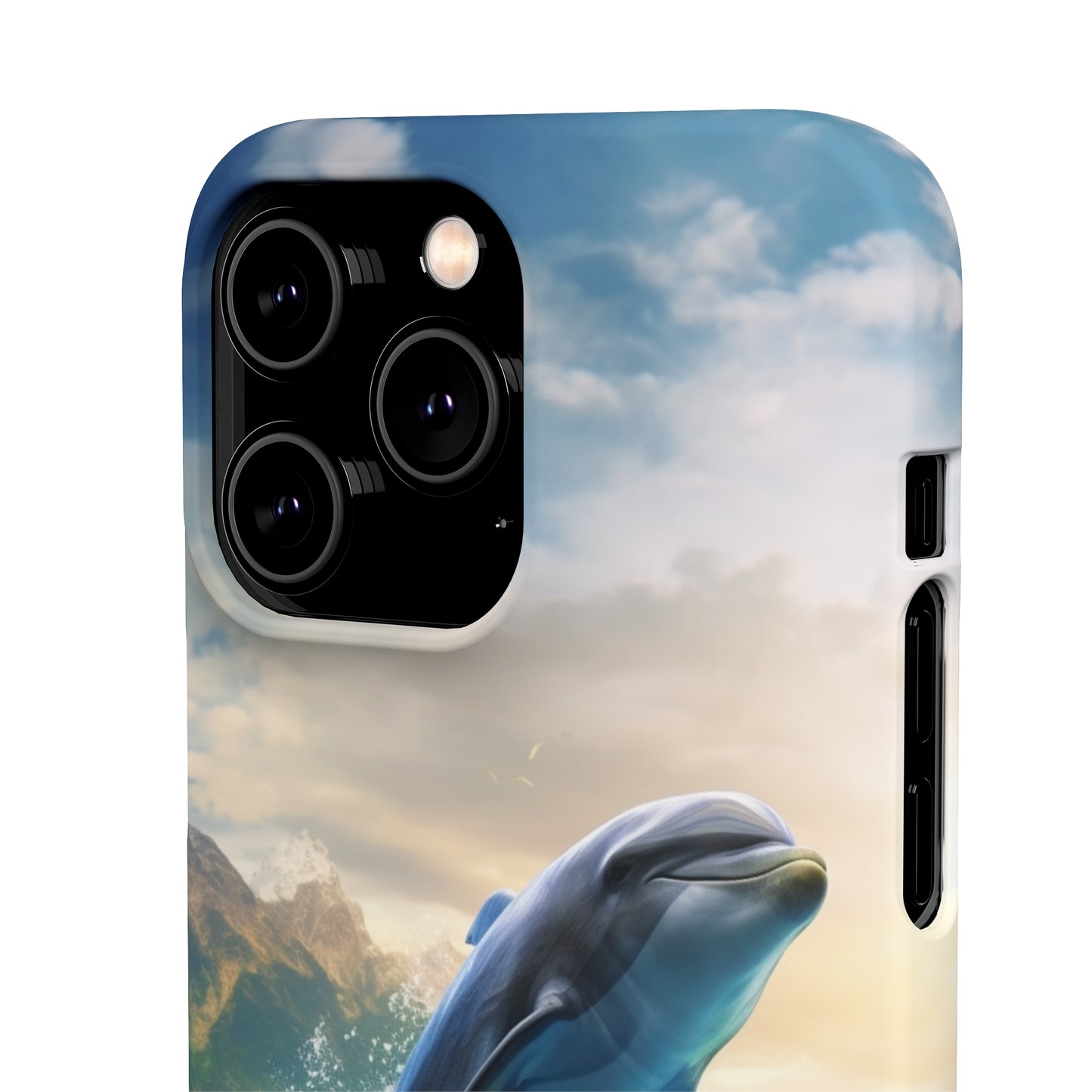 Jumping Dolphin Snap Case