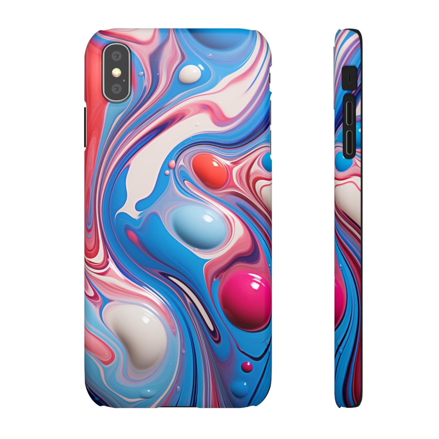 Colorful Marble Snap Case