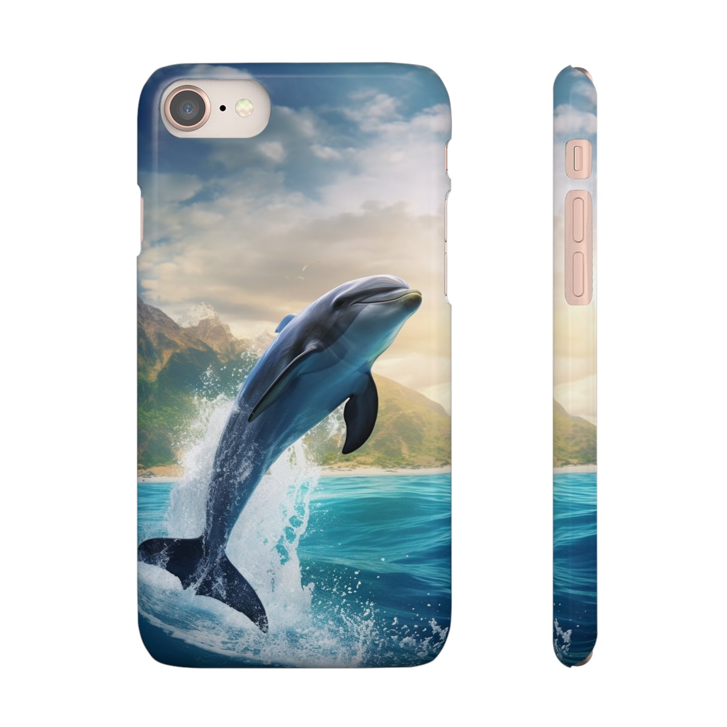 Jumping Dolphin Snap Case