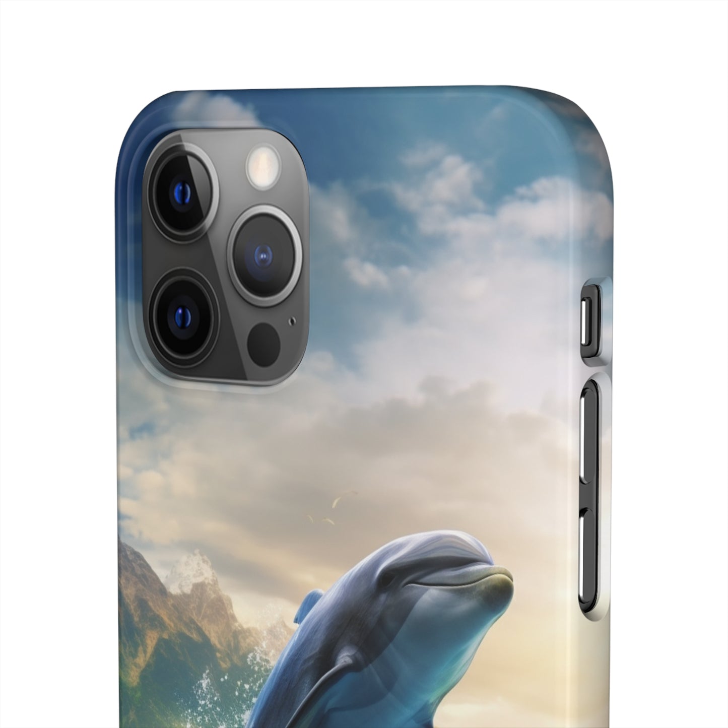 Jumping Dolphin Snap Case