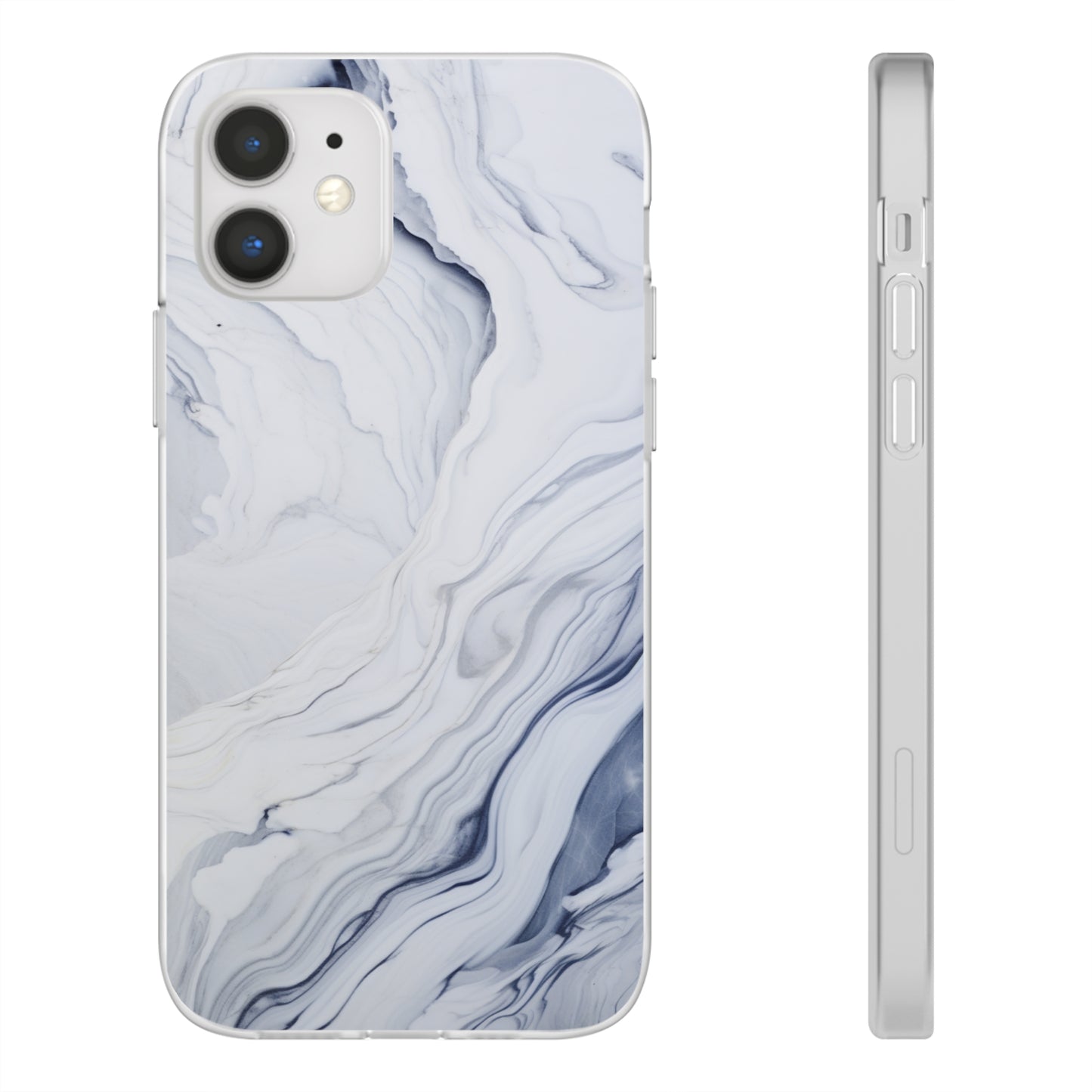 White Marble Flex Case