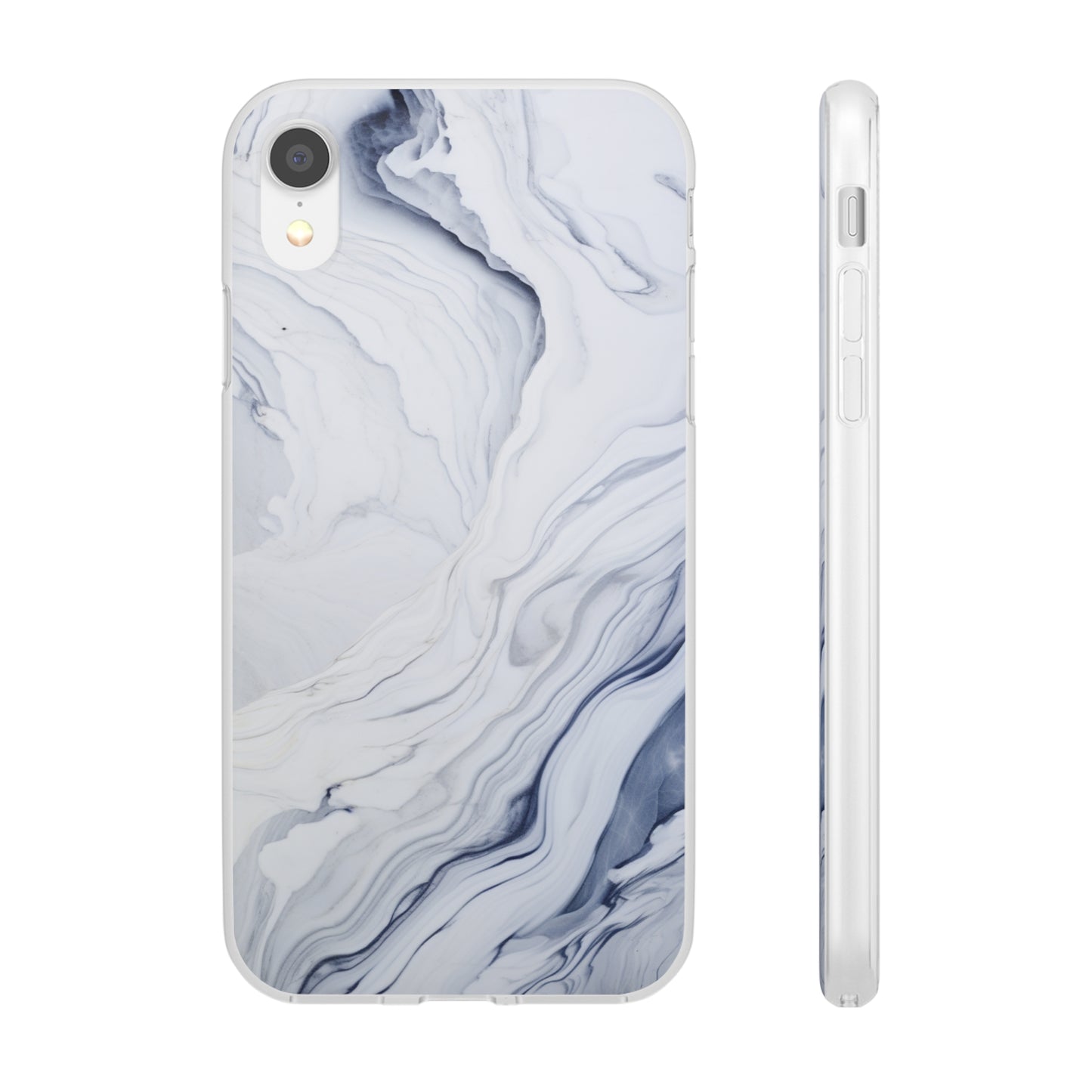 White Marble Flex Case