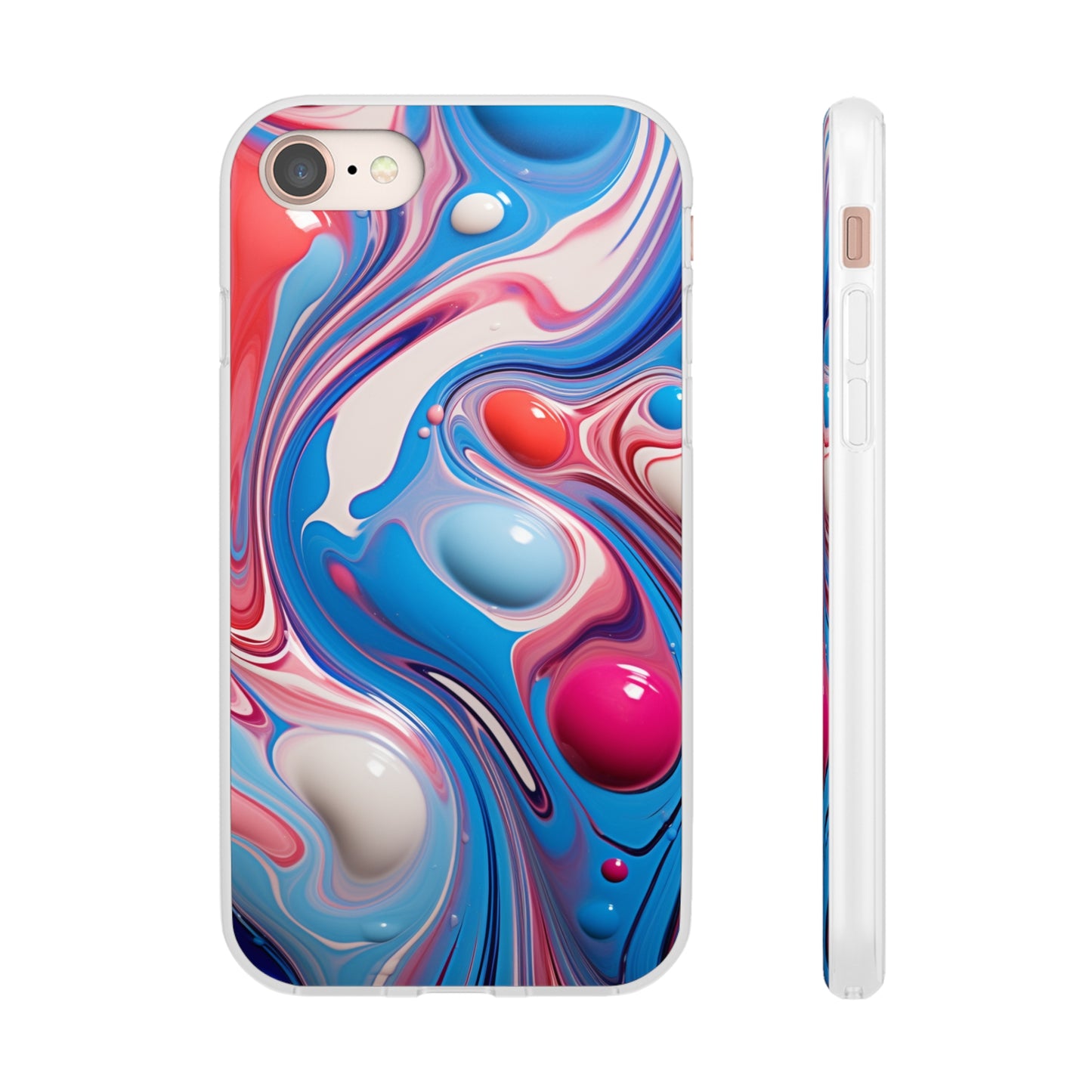 Colorful Marble Flex Case