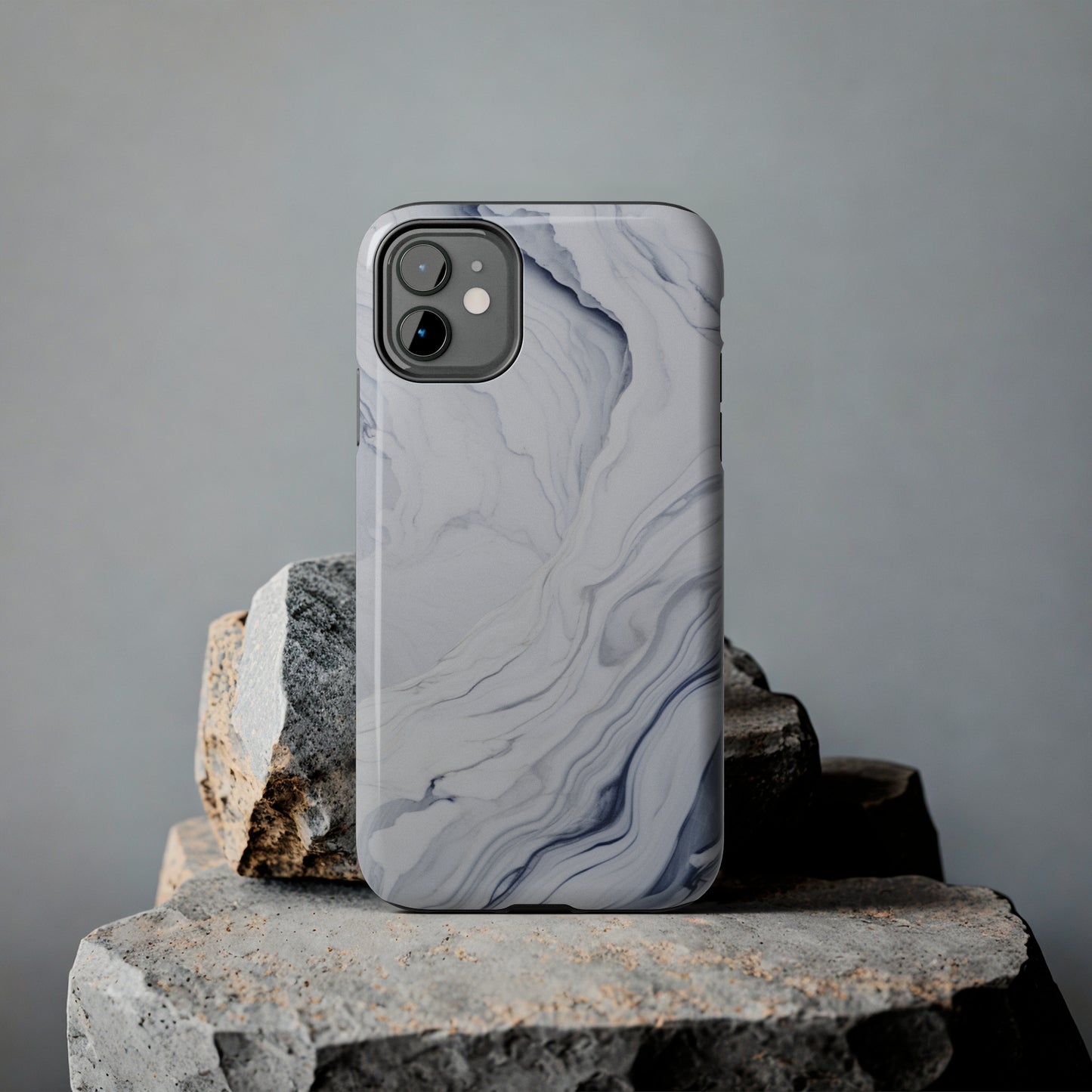 White Marble Tough Case