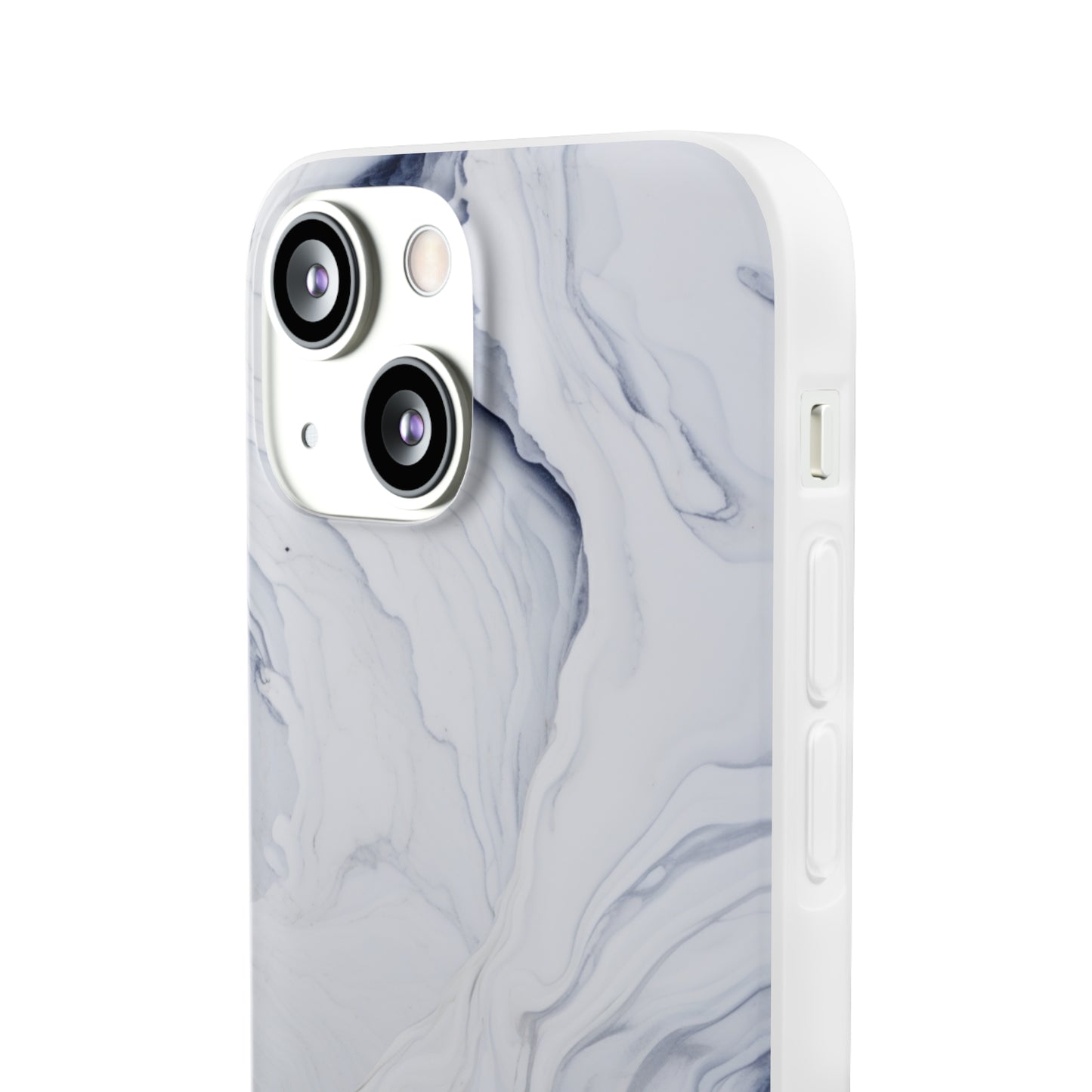 White Marble Flex Case